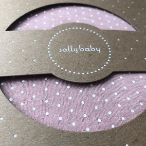 Solly Baby Wrap - Blush Swiss Dot